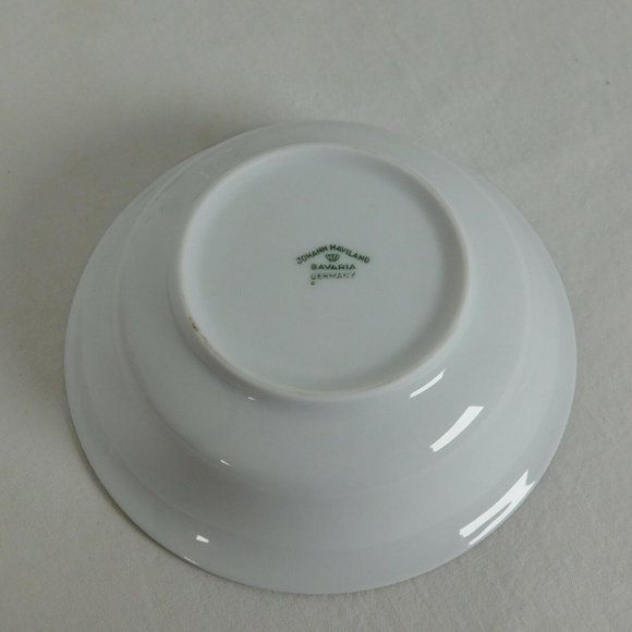 Johann Haviland Forever Spring Set 4 Fruit Berry Sauce Bowls 5" Bavaria Germany - Picture 3 of 12